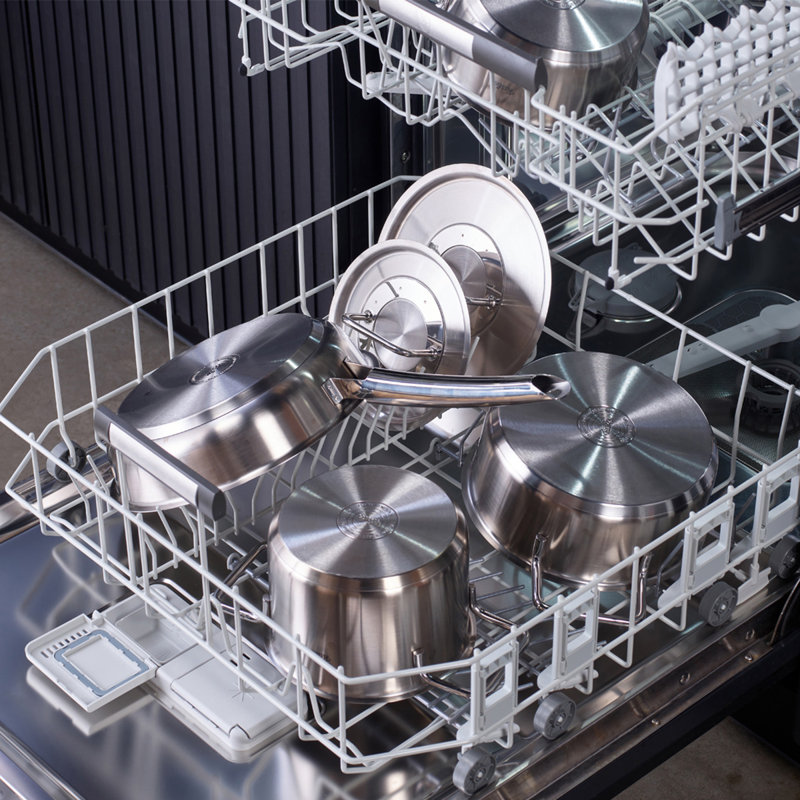 Fissler® Pure Collection Stainless Steel 9-Piece Cookware Set with